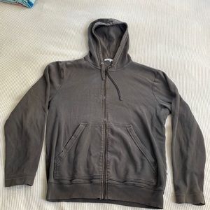 James Perse Cotton Zip Up Hoodie